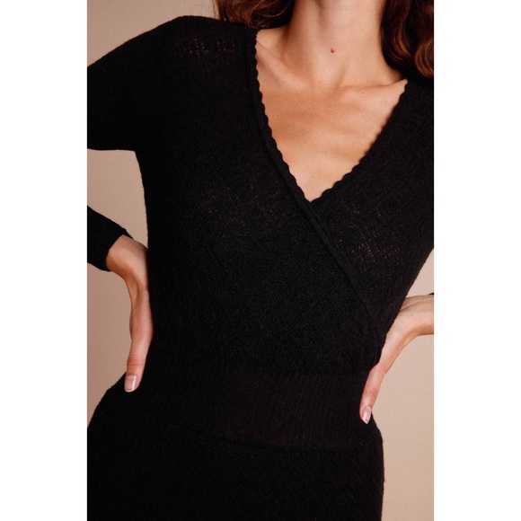 Rouje Paris Anis Dress Noir Size EU 34 - Picture 3 of 11